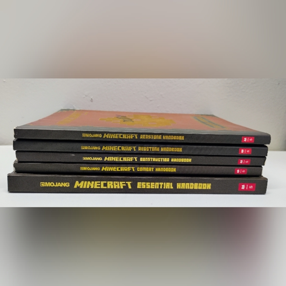 Mojang Minecraft Miscellaneous Handbooks Paperback & Hardback Set of 5